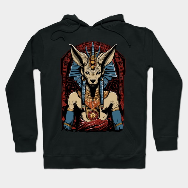 Anubis Ancient Egyptian God Hoodie by TMBTM